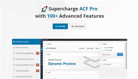 advanced custom fields extended.